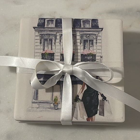 Set of 4 Assorted Coasters - Designer Inspired Art by Amanda Greenwood 🎁 - Picture 7 of 7